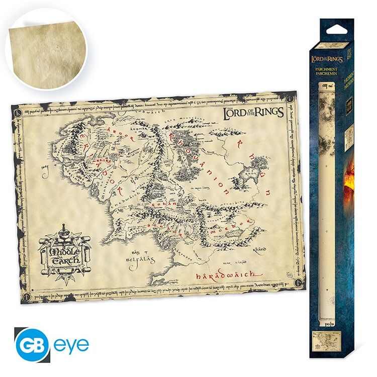 Product Αφίσα Lord Of The Rings Parchament Middle Earth image