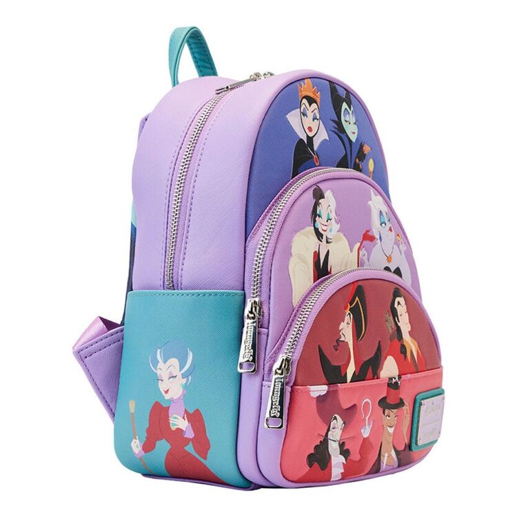Product Τσάντα Πλάτης Loungefly Disney Villains Color Block Triple Pocket Mini image