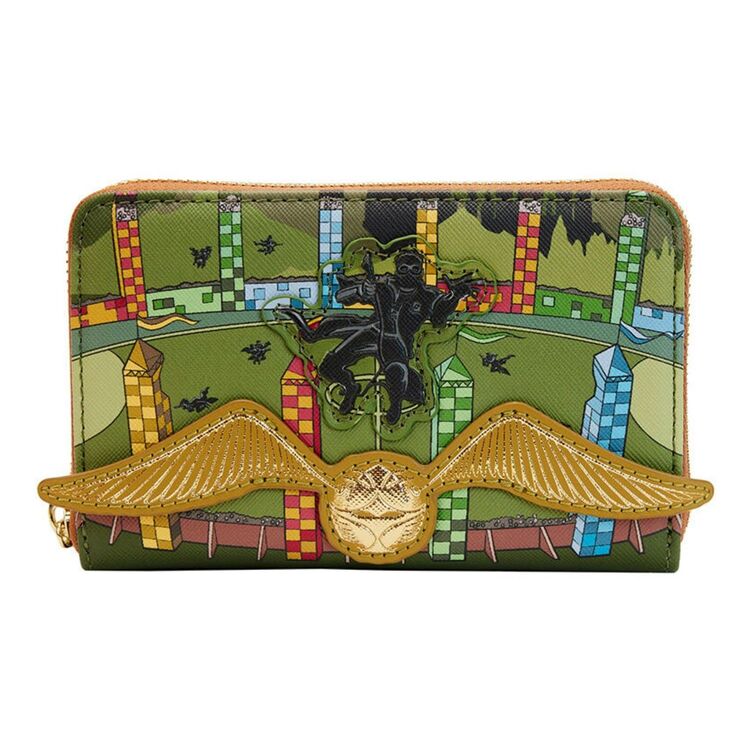 Product Loungefly Harry Potter Golden Snitch Zip Around Wallet image