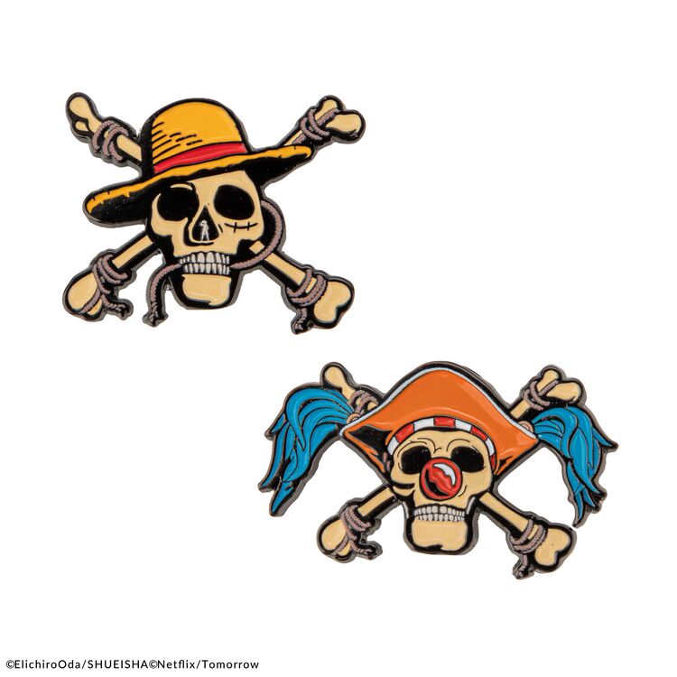 Product Καρφίτσες One Piece Set of 2 Pin Badges Luffy and Buggy image