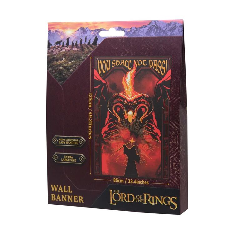 Product Lord Of The Rings War Balrog Wall Banner image