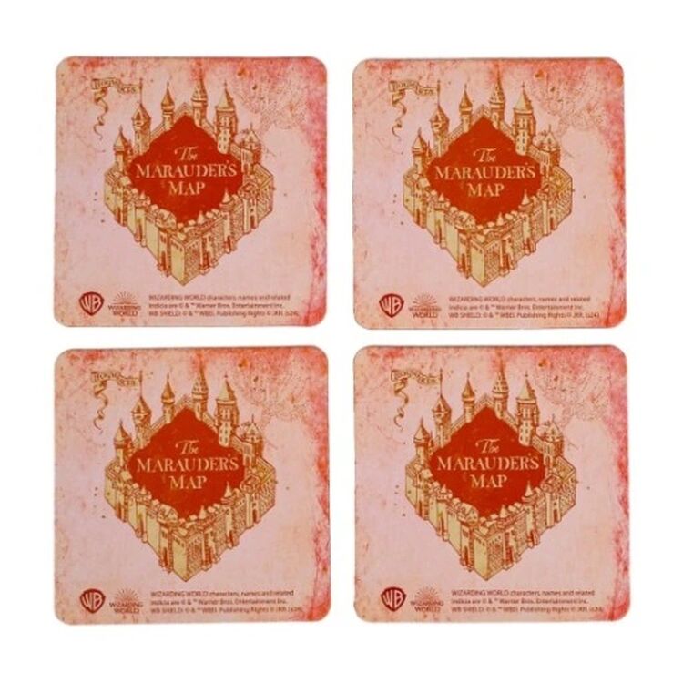 Product Harry Potter: Marauder's Map Heat Changing Coasters image