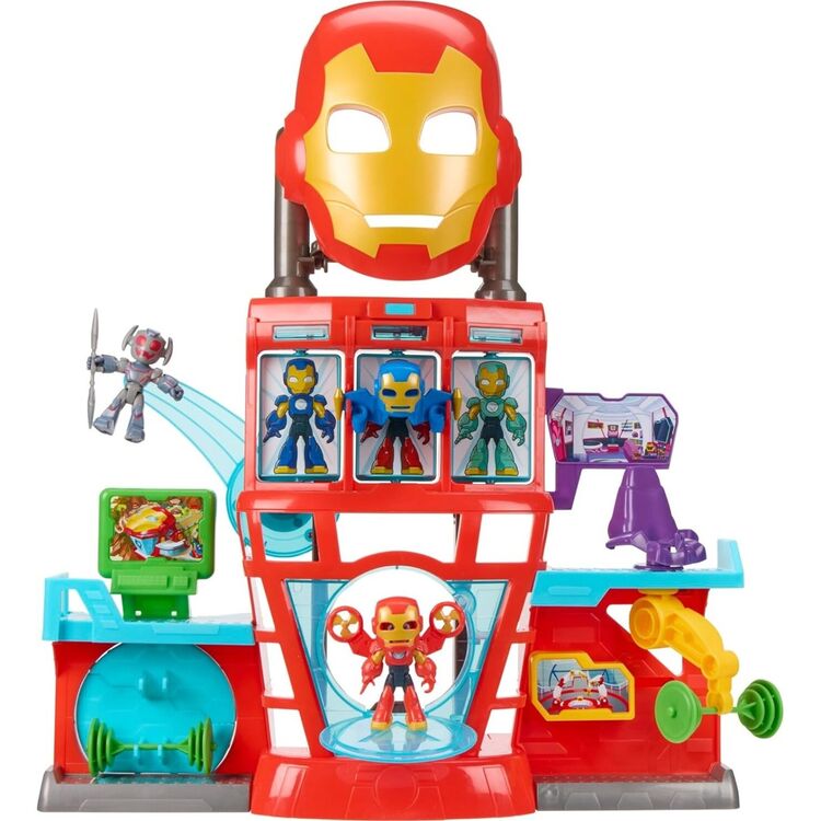 Product Μινι Φιγούρα Hasbro Marvel Iron Man And His Awesome Friends:  Iron Quarters Playset - Playset (G1259) image