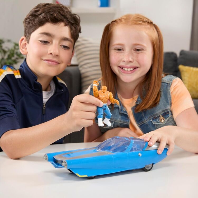 Product Φιγούρα Δράσης Hasbro Marvel Fantastic Four: First Steps - Hover & Cruise Fantastic Car & Thing Vehicle & Figure (G0983) image