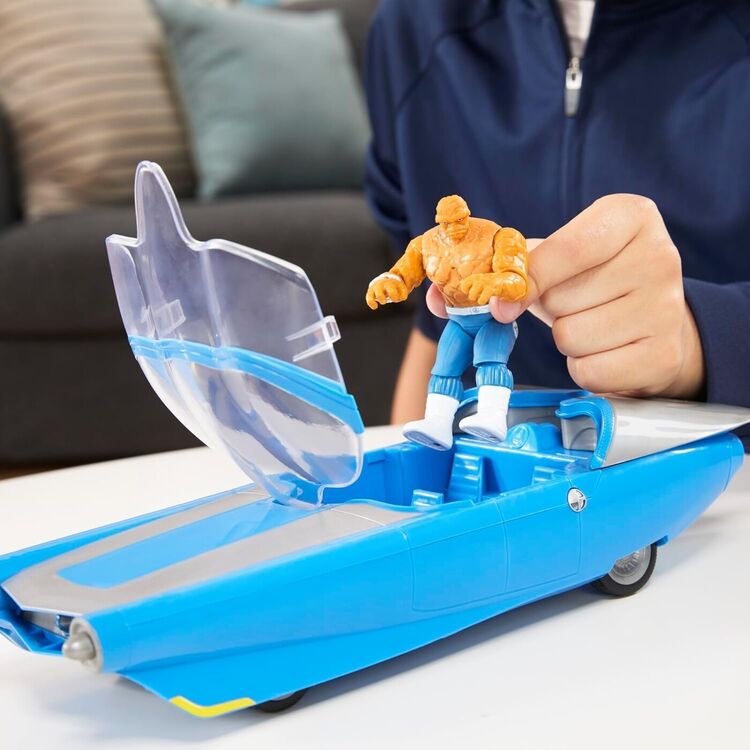 Product Φιγούρα Δράσης Hasbro Marvel Fantastic Four: First Steps - Hover & Cruise Fantastic Car & Thing Vehicle & Figure (G0983) image