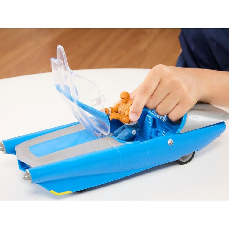 Product Φιγούρα Δράσης Hasbro Marvel Fantastic Four: First Steps - Hover & Cruise Fantastic Car & Thing Vehicle & Figure (G0983) image