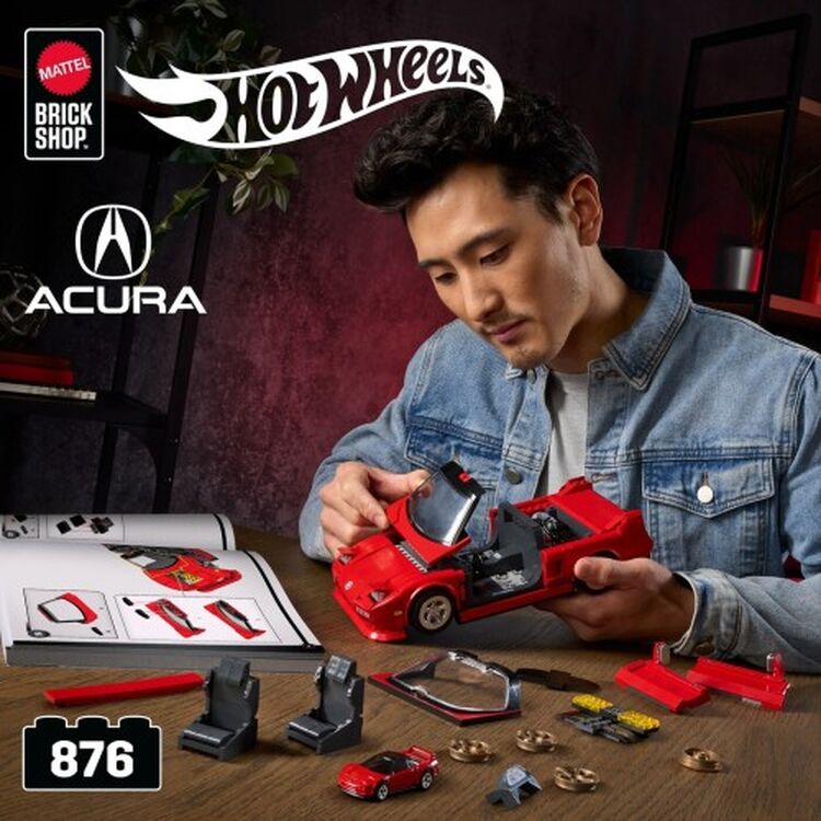 Product Mattel Hot Wheels: Elite Series Brick Shop - Acura '90 Acura Nsx Vehicle (JFT17) image