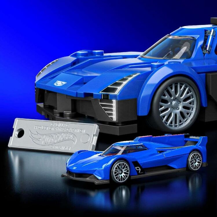 Product Mattel Hot Wheels: Speed Series Brick Shop - Cadillac Project GTP Hypercar Vehicle (JFR89) image