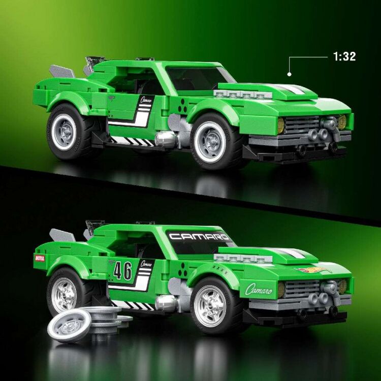 Product Mattel Hot Wheels: Speed Series Brick Shop - Camaro by Chevrolet Custom '68 Camaro Vehicle (JFT16) image
