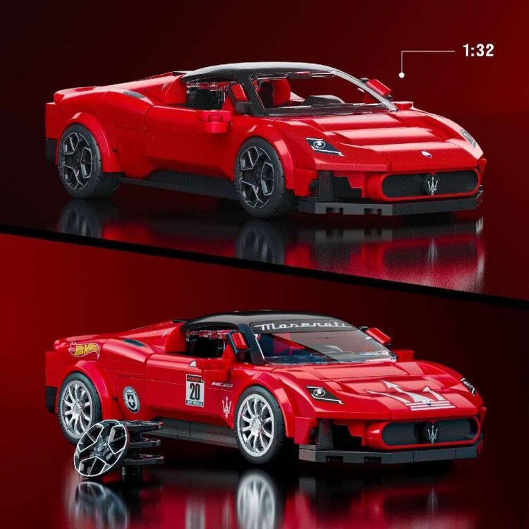Product Mattel Hot Wheels: Speed Series Brick Shop - Maserati MC20 Vehicle (JFR90) image