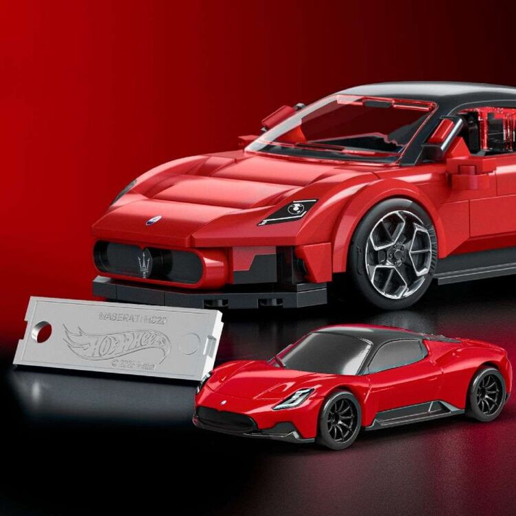 Product Mattel Hot Wheels: Speed Series Brick Shop - Maserati MC20 Vehicle (JFR90) image