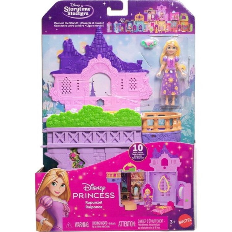 Product Mattel Disney Princess: Storytime Stackers - Rapunzel Mini Doll Playset (JDP61) image