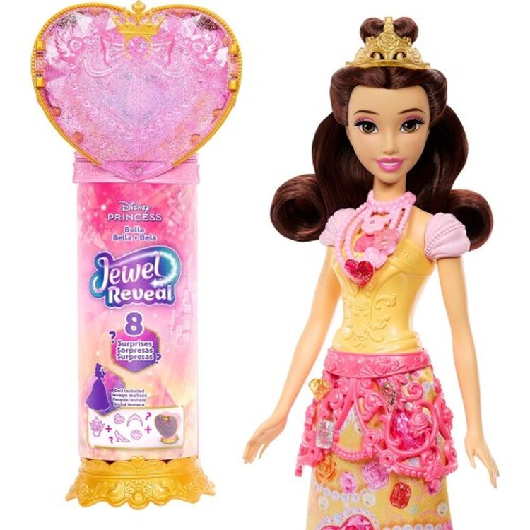 Product Mattel Disney Princess: Jewel Reveal - Belle Doll (JHL51) image