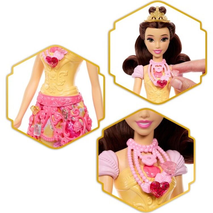 Product Mattel Disney Princess: Jewel Reveal - Belle Doll (JHL51) image