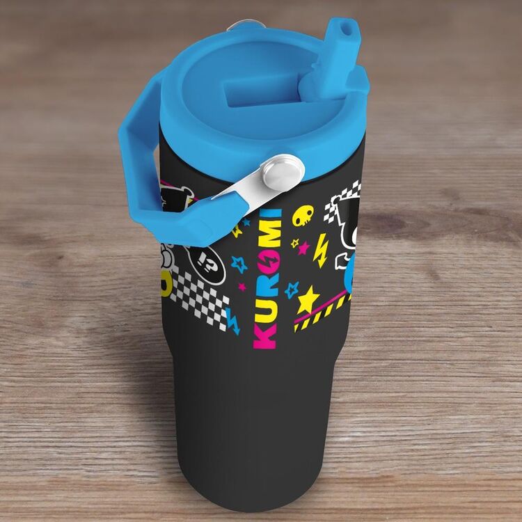 Product Θερμός με Καλαμάκι Kuromi Xl Travel Mug With Handle image