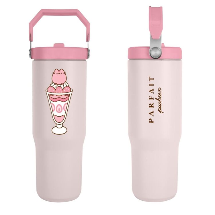 Product Θερμός με Καλαμάκι Pusheen Xl Travel Mug With Lid image