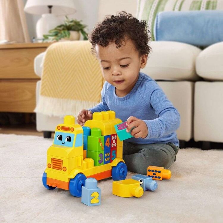 Product Τουβλάκια Fisher-Price Mega Bloks: Build & Learn - Build & Count Bus (JKG34) image