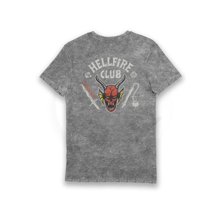 Product Stranger Things Hellfire Club Eco Stonewash T-Shirt image