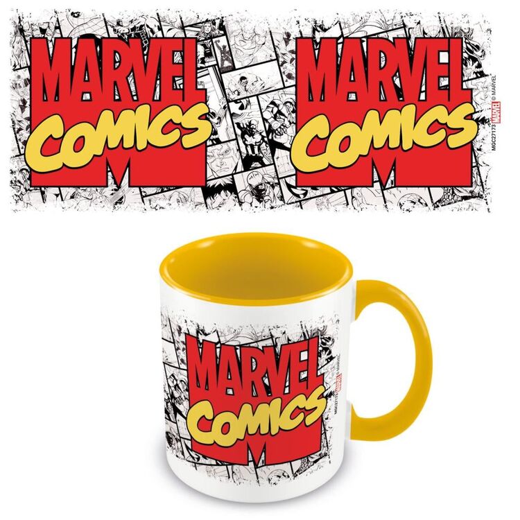Product Κούπα Marvel Comics – Logo Yellow Coloured Inner Mug image