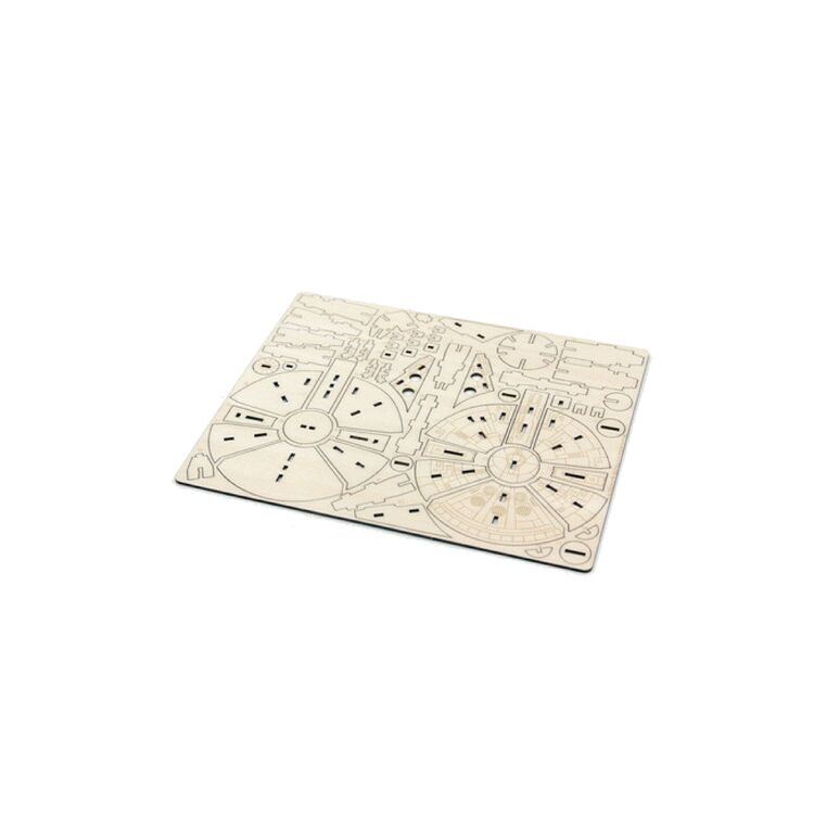 Product Star Wars IncreBuilds 3D Wood Model Kit Millenium Falcon image