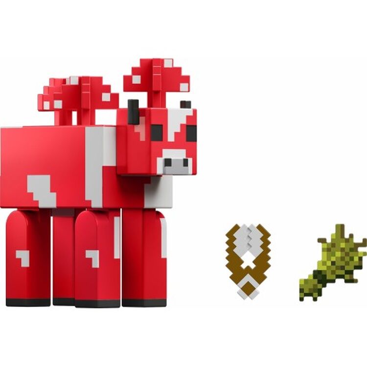 Product Mattel Minecraft: 15th Anniversary - Mooshroom Action Figure (HTL83) image
