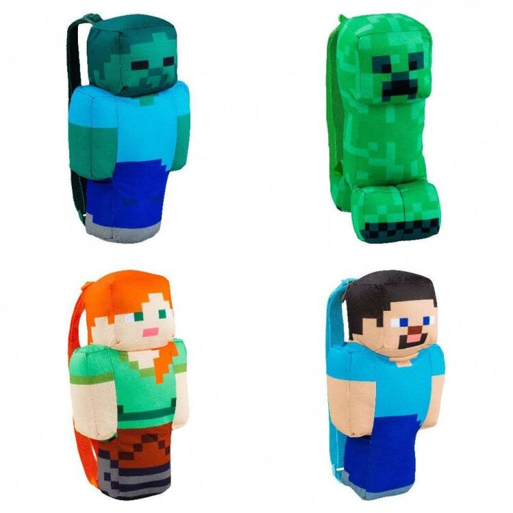 Product Λούτρινο Backpack Giochi Preziosi Minecraft 1τμχ Τυχαία Επιλογή image