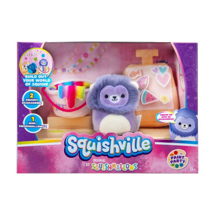 Product Squishville Mini Squishmallows Plush Figure Accessoires Set Paint Party image