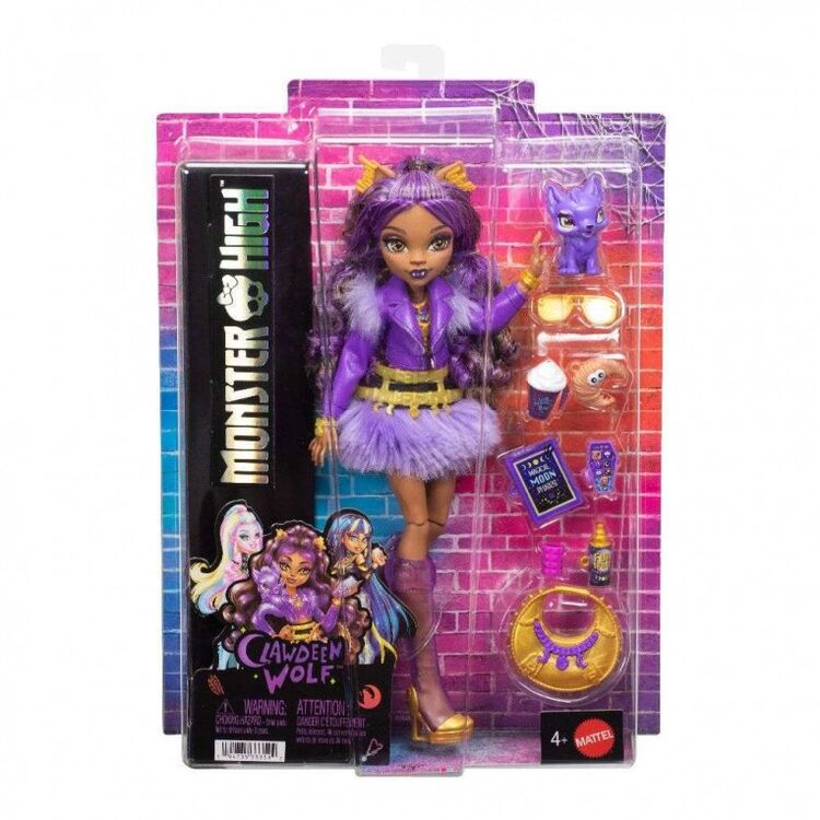 Product Mattel Monster High: Basic Series - Clawdeen Wolf (New Design) (JHK30) image