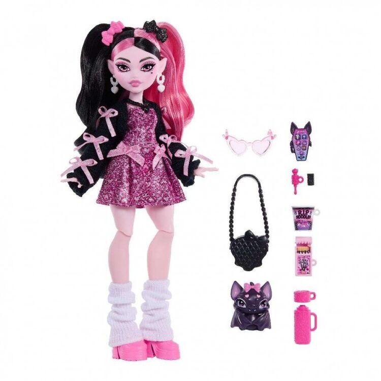 Product Mattel Monster High: Basic Series - Draculaura Doll (New Design) (JHK29) image