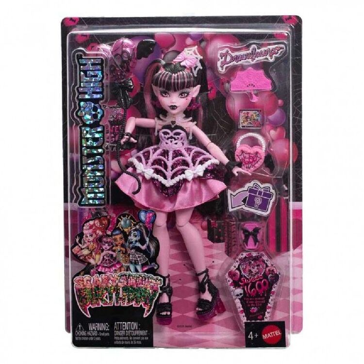 Product Mattel Monster High: Themed Scary Sweet Birthday - Draculaura (JBG74) image