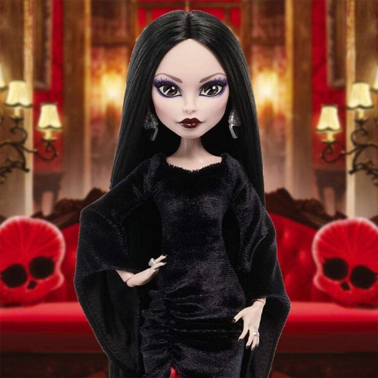 Product Κούκλα Mattel: Monster High x Wednesday - Morticia Addams Doll (JLK99) image