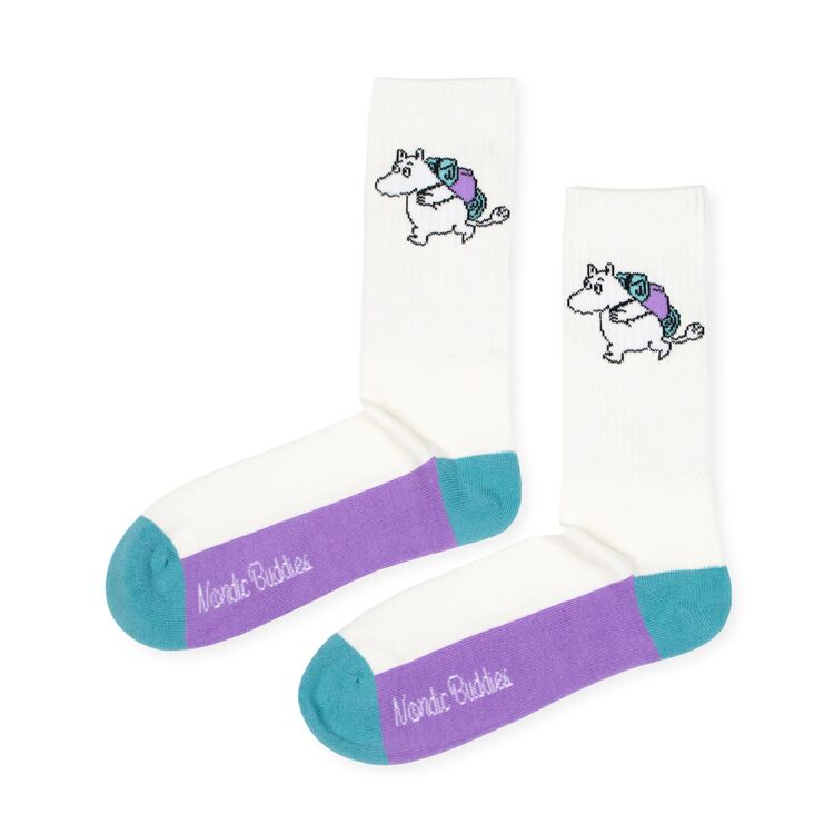 Product Moomintroll Adventure Retro Purple Socks image