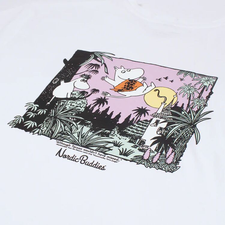 Product Moomin Moomintroll Jungle Backprint T-Shirt image