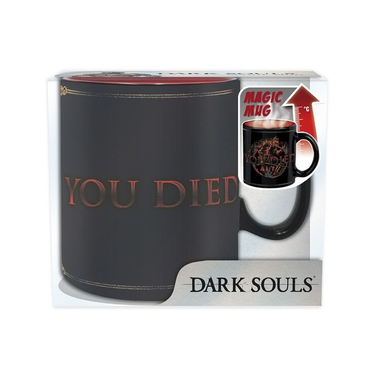 Product Dark Souls You Died Heat Change Mug image