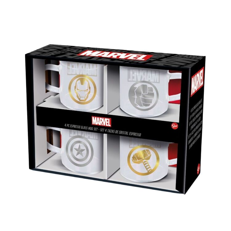 Product Marvel Espresso Glass Mugs Set Of 4 image