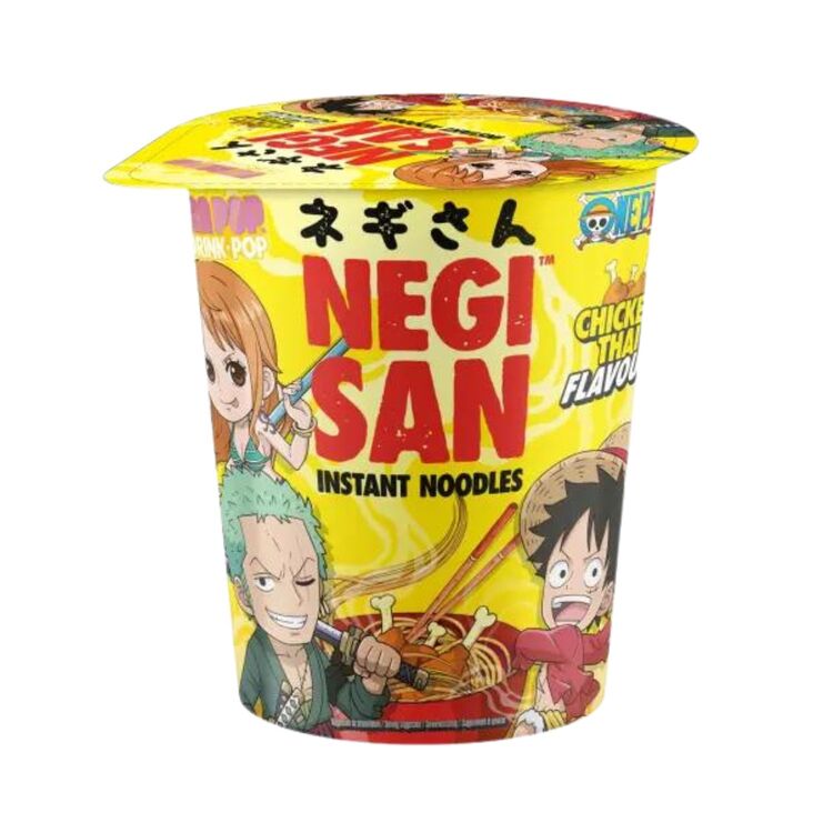 Product Negisan Cup Noddles Luffy/Zoro/Nami - Thai Chicken image