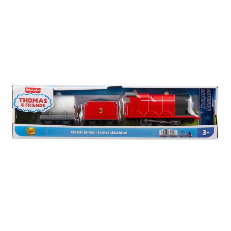 Product Fisher-Price Thomas & Friends: Motorized Trains - Classic James with 2 Wagons Train (JFV74) image