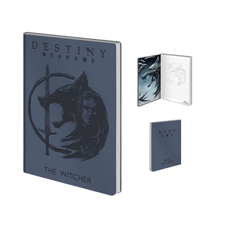 Product The Witcher The Sigils And The Wolf Flexi Cover Notebook image
