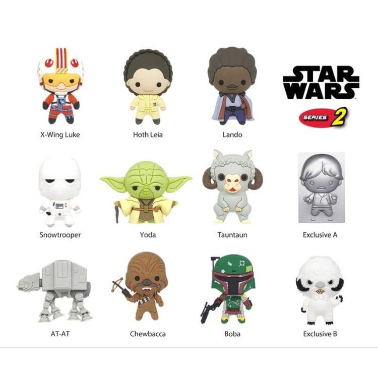 Product Φιγούρα/Μπρελόκ Star Wars Mystery Foam Bag Clip Star Wars 1τμχ Τυχαία Επιλογή image