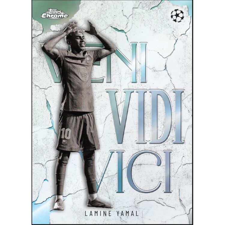 Product Topps 2025-26 UCC Chrome Soccer Hobby Box image