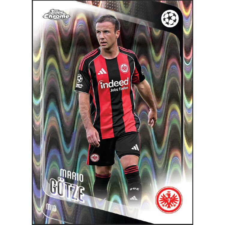 Product Topps 2025-26 UCC Chrome Soccer Hobby Box image