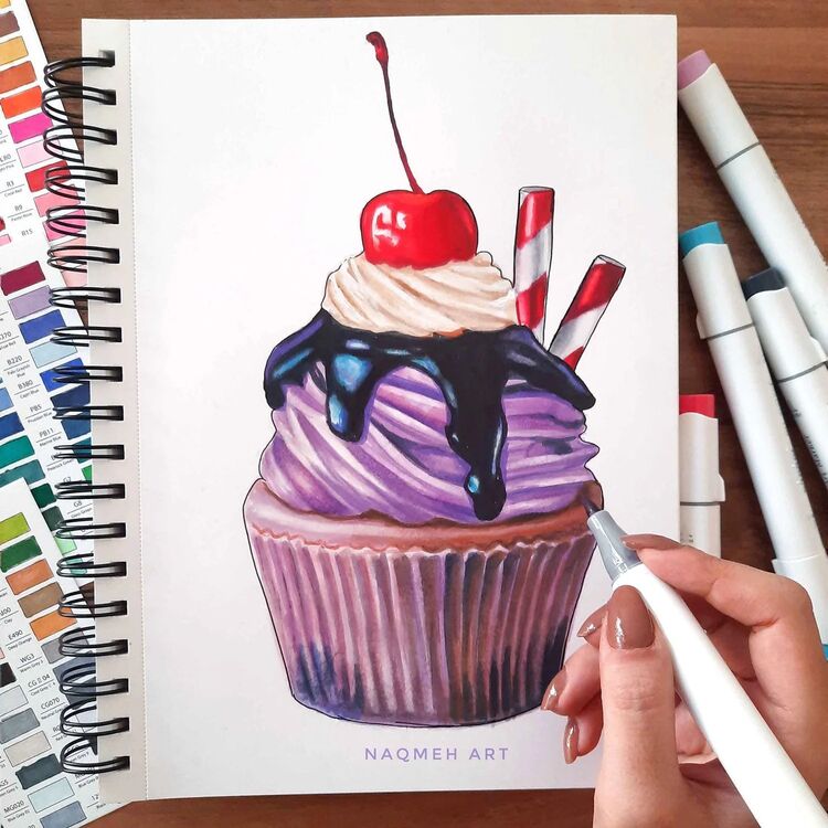 Product Ohuhu Honolulu B Alcohol Art Markers Set 216 Colours Brush & Fine image