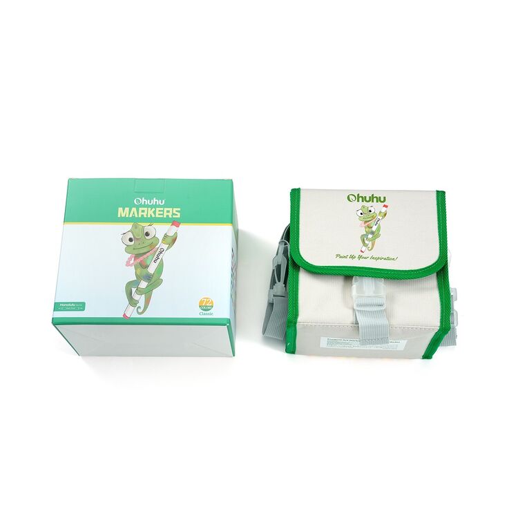 Product OHUHU Honolulu Alcohol Art Markers Set 72 Colours Brush & Chisel image