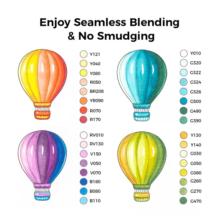 Product Ohuhu Markers 104 Colours Brush & Chisel image