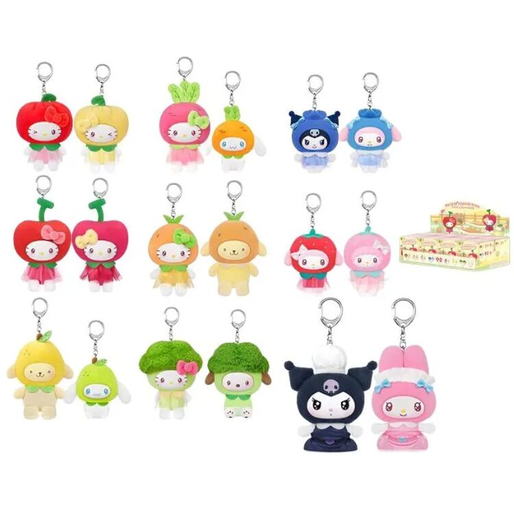 Product Μπρελόκ Sanrio Characters Fruit & Vegetable Series Mini Vinyl Pendant Blind Box (1pc) 1τμχ Τυχαία Επιλογή image