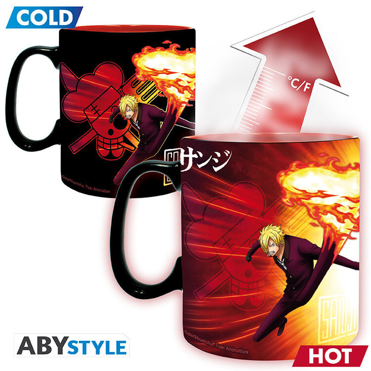 Product One Piece Zoro And Sanji Mug Heat Change image