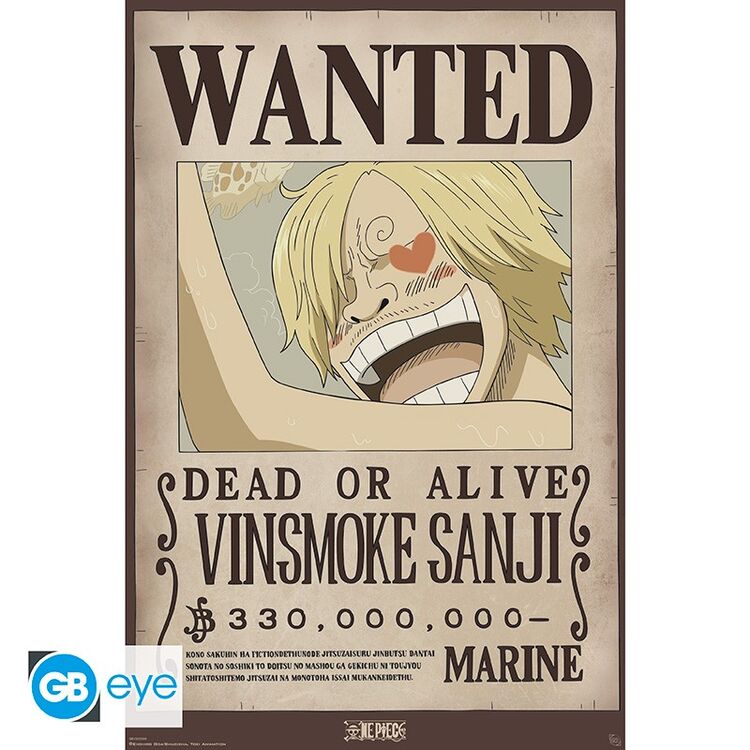 Product One Piece Wanted Sanji Poster image