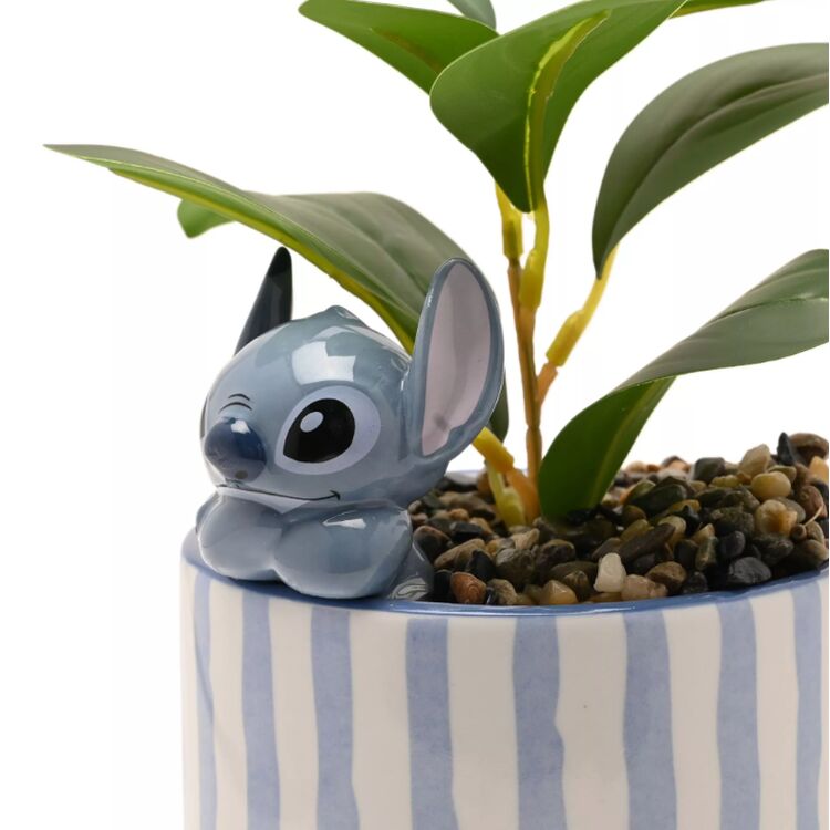 Product Γλαστράκι Disney Stitch Planter with 3D Stitch & Faux Plant image