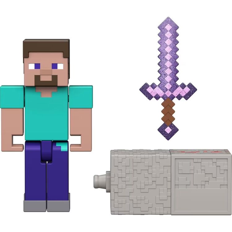 Product Μινιατούρα Mattel Minecraft: Redstone Charged - Steve Figure (JJR85) image