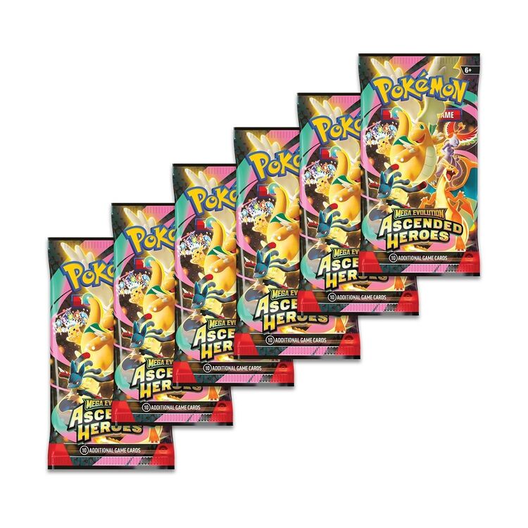 Product Pokemon TCG Mega Evolution: Ascended Heroes - Booster Bundle (6 Boosters) image